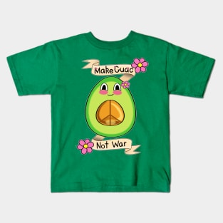 Make Guac Not War Kids T-Shirt